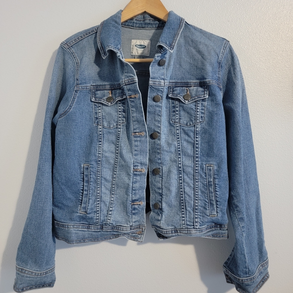 Stretch denim jacket